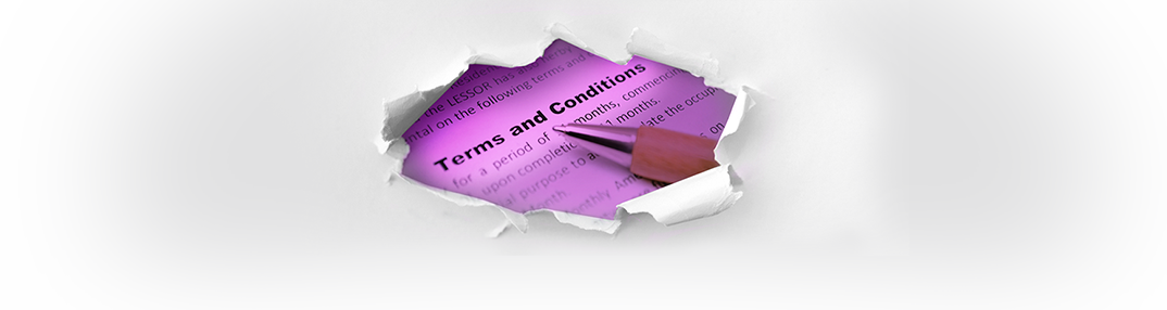 Terms and conditions Banner